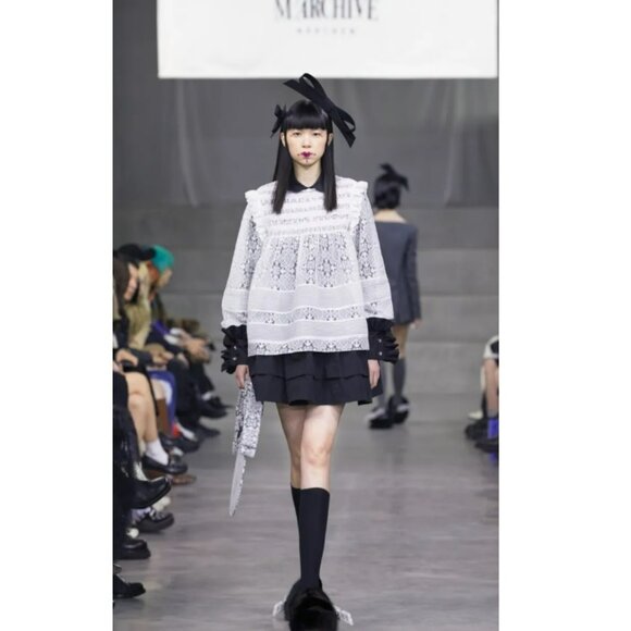 MARCHEN Runway AW21 Lace Blouse - Picture 1 of 12